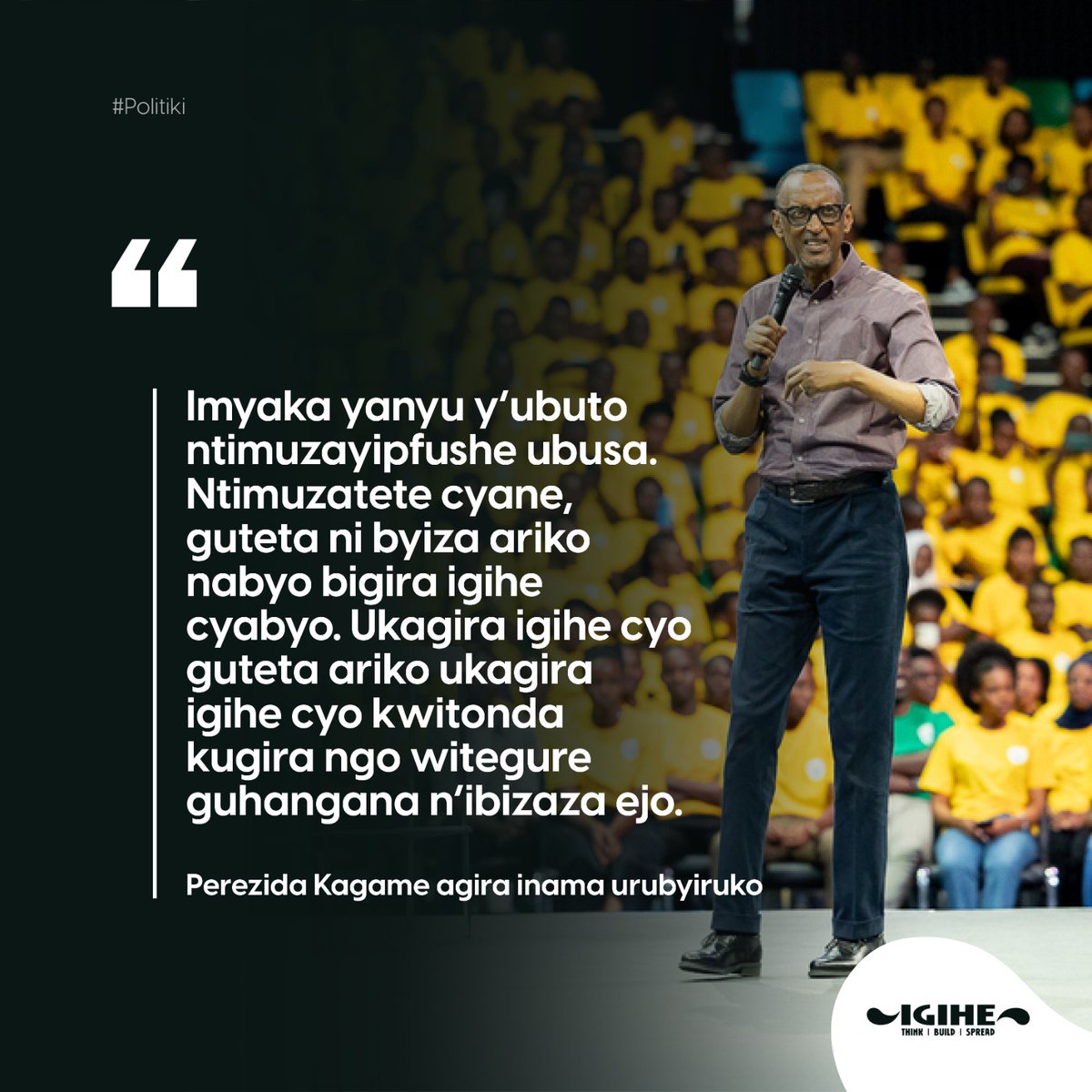 RwandaYouthVol1's tweet image. urubyiruko rw'Abakorerabushake dushimiye bikomeye impanuro twahawe numukuru w'igihugu HE #PaulKagame Aho uyu munsi twizihizaga imyaka 10 dutangiye kwitangira igihugu.

Impanuro mwaduhaye tuzazikurikiza mubyeyi 👏🏾 

@RwandaLocalGov