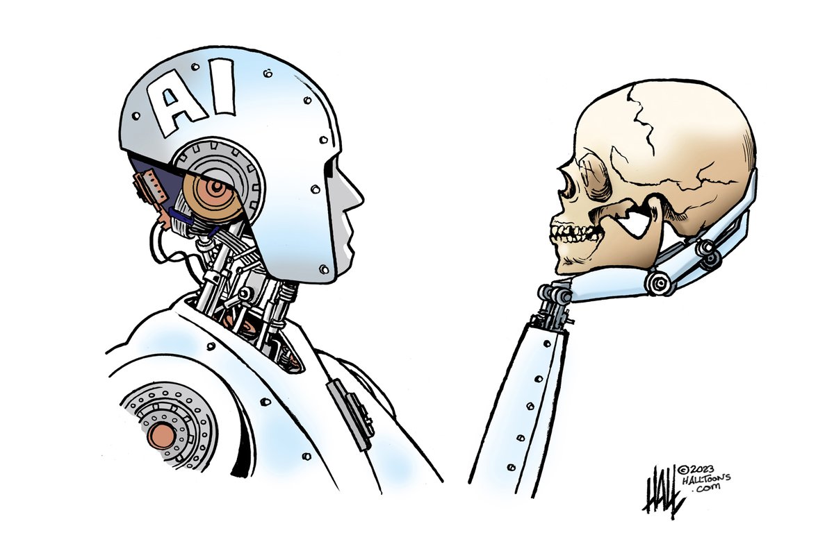 [EDITORIAL] « Artificial intelligence: a (r)evolution? » Our weekly editorial is online on our website: cartooningforpeace.org/en/
