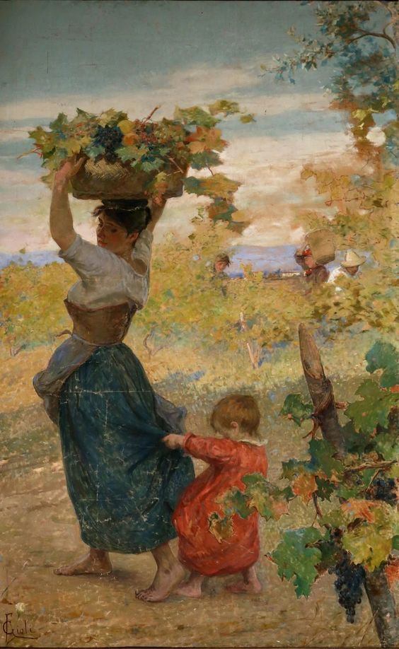 Francesco Gioli (1846-1922) Macchiaioli painter