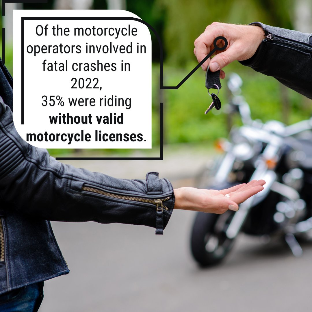 Driving a car and riding a motorcycle require different skills, knowledge, and LICENSES! Make sure you're properly licensed before you hit the road — or hand off the keys.