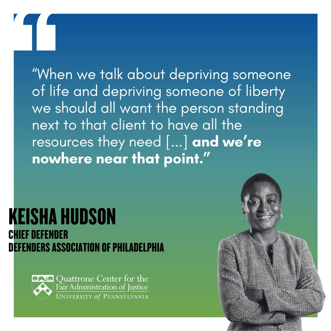 Well said, @K_Nicole_Hudson. There's no question that adequate funding for indigent defense is a critical element in preventing #wrongfulconvictions.