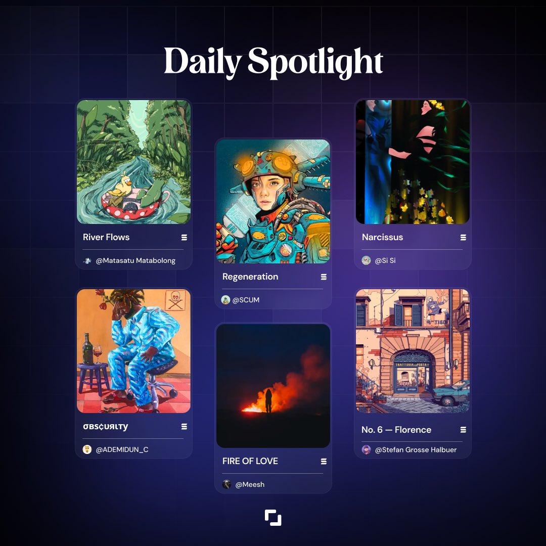 Make every day special with our Daily Spotlight, where we highlight artists, talent, and inspiration! Share the love and support the featured artists 👇