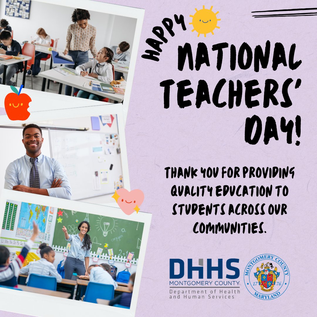 Today is National Teachers’ Day! Thank you to all teachers for providing quality education to students across our communities. 
#NationalTeachersDay