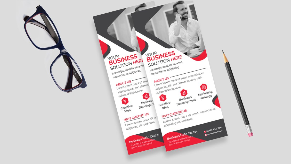 Rack Card Design dl flyer double-sided template design for Digital Marketing Agency >> wz.my/mi38a #rack #card #design #dl #flyer #work #love #art #delta #graphicdesign #logo #forklift #photography #building #cards #disneyland #anchor #flyerdesign #Zendaya #Tango