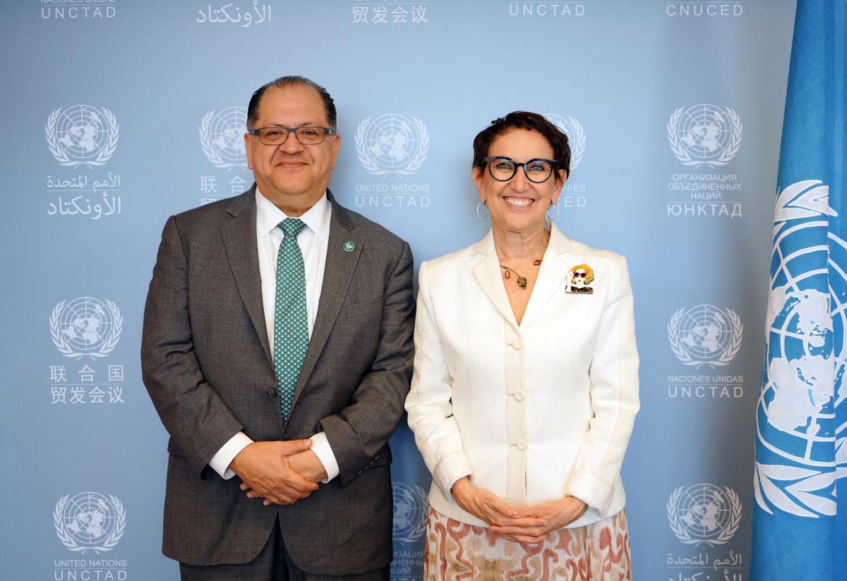 In #Geneva, I had the honor to meet @RGrynspan, Secretary-General of UN Trade and Development. Multilateralism and partnerships are critical to end poverty in all its forms on a livable planet. It is important to work together to make progress toward more equitable societies.