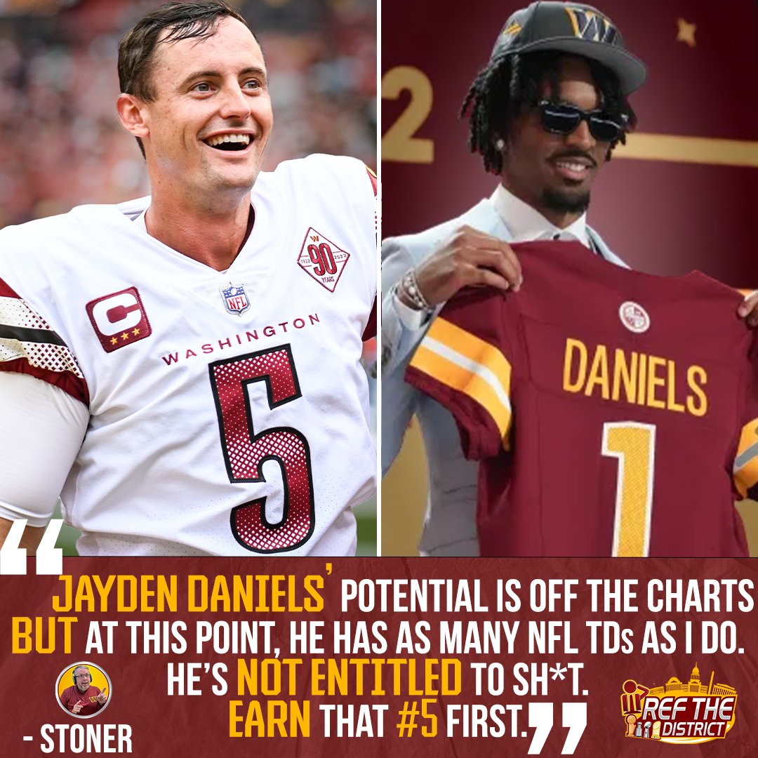 RefTheDistrict's tweet image. Tress Way is the longest tenured Commander, arguably their best player the last 10 years. Why should he give up his number to a rookie?