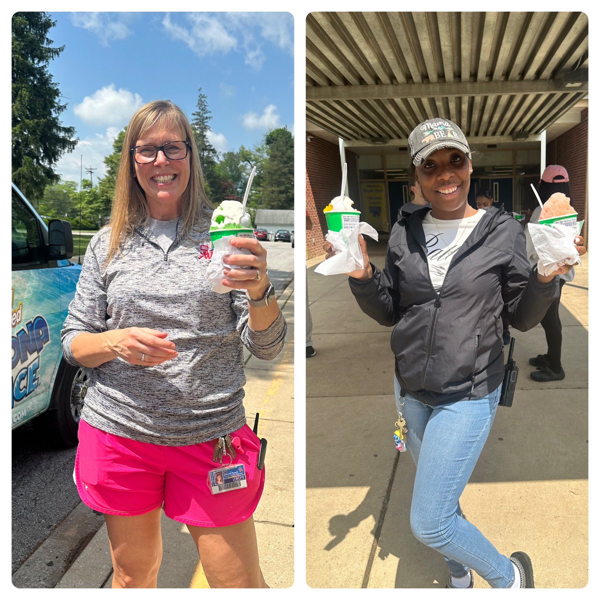 Huge shout out to @FMSDragonsPTA for treating our COOL staff to Kona Ice for #TeacherAppreciationWeek ! @SchifferB @Fschrader1