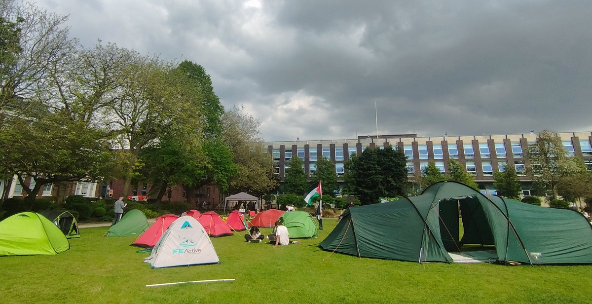 Students at the University of Liverpool have set up a Gaza solidarity encampment. The movement is growing.