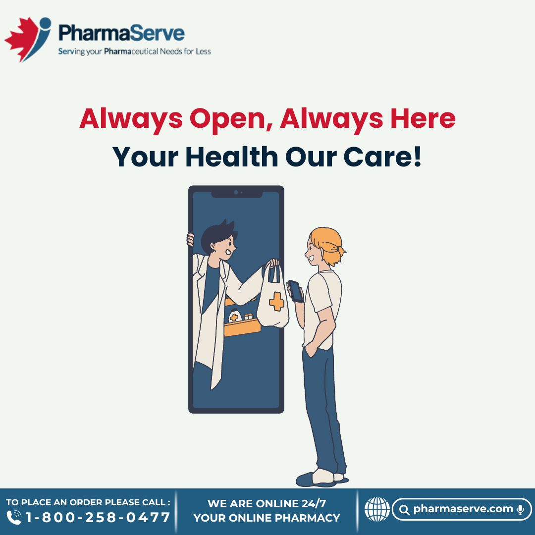 Seeking reliable healthcare? 🌟

Meet PharmaServe, your 24/7 pharmacy ally. 

Tap to follow! 🚀 

#pharmaserve #OnlinePharmacy #canada #digitalhealthrevolution #futureofmedicine #virtualhealthcare #healthtechinnovation #healthiswealth