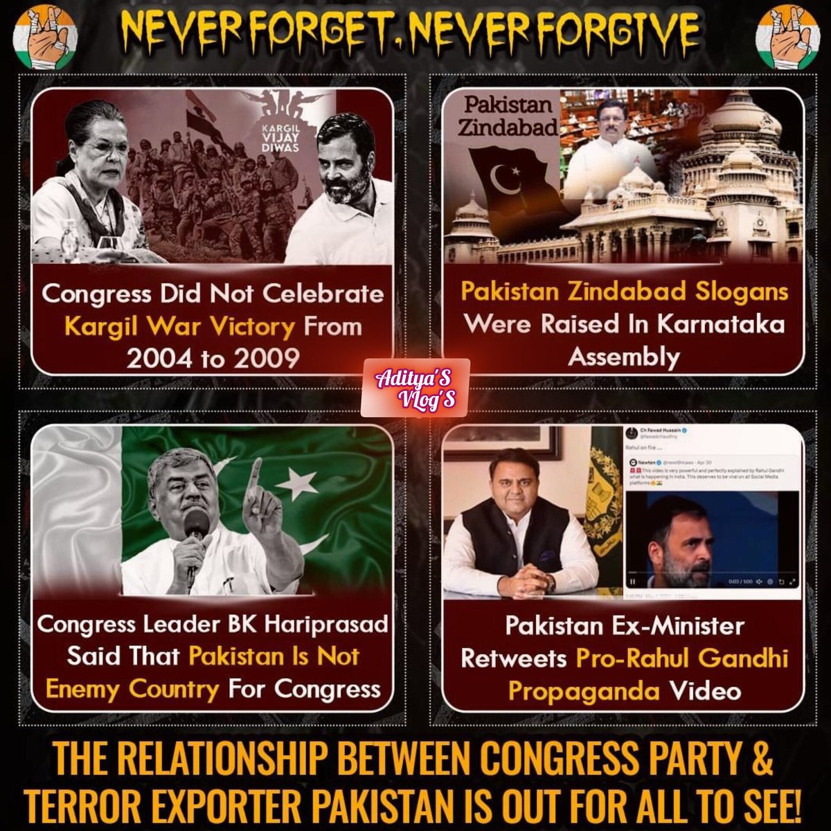 @TimesAlgebraIND The relationship between congress party and terror exporter Pakistan is out of for all to see.