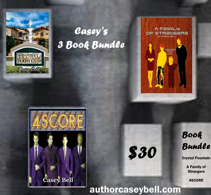 Casey's 3 Book Bundle. Save 💵 when you purchase all three. For details go to authorcaseybell.com 

#bookoftheday #bookworm #bookreaders #readingcommunity #readerscommunity #BooksWorthReading #bookcommunity #booklovers