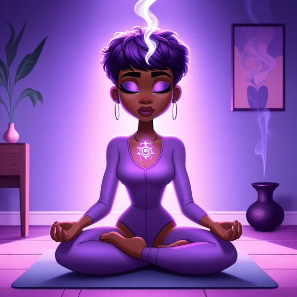 Today, let's discover the Purple Vibes💜collection, showcasing 11 Artworks from 9 artists.

Each piece masterfully blends mystery and majesty drawing you into a tranquil and introspective realm.

Today’s Highlight: "Peace of Mind" by <a href="/iamblkorchid/">Blk Orchid (she/her/they)</a>

dns.xyz/Iamblkorchid/i…