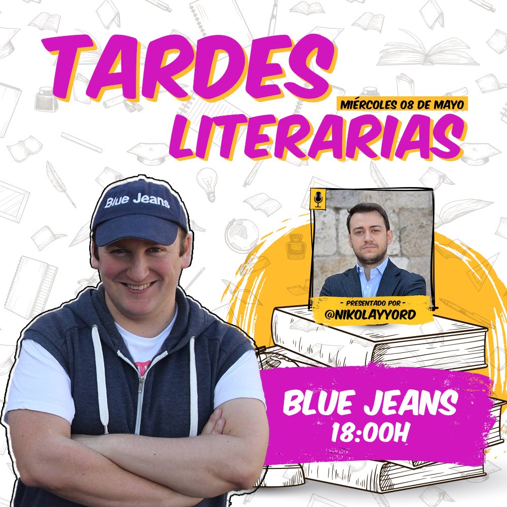 Comenzamos nueva etapa de las #TardesLiterarias. 

Nuestro primer invitado no podría ser otro que <a href="/FranciscodPaula/">Blue Jeans</a>. Nos vemos en Instagram, en directo, mañana a partir de las 18h. para hablar de libros y literatura. 

¡No os lo podéis perder!

👉 instagram.com/leerhacecrecer