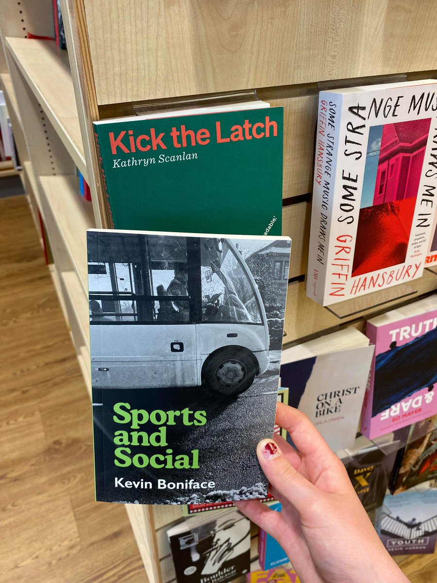 My daughter just sent me a picture of this lovely display @BlackwellsMcr Nice to see Sports and Social in the wild. Hi to @MumblinDeafRo and @orlaowenwriting too - representing @Ofmooseandmen : )