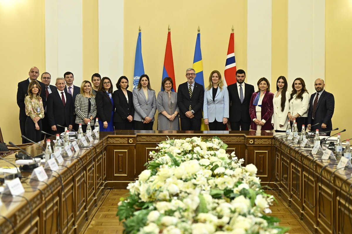 Excited to launch the Modern Parliament Project phase 2 together with President of National Assembly @alensimonyan & 🇸🇪 Ambassador Patrik Svensson. Thank you @SwedeninArmenia @NorwayMFA & National Assembly of Armenia for great partnership.