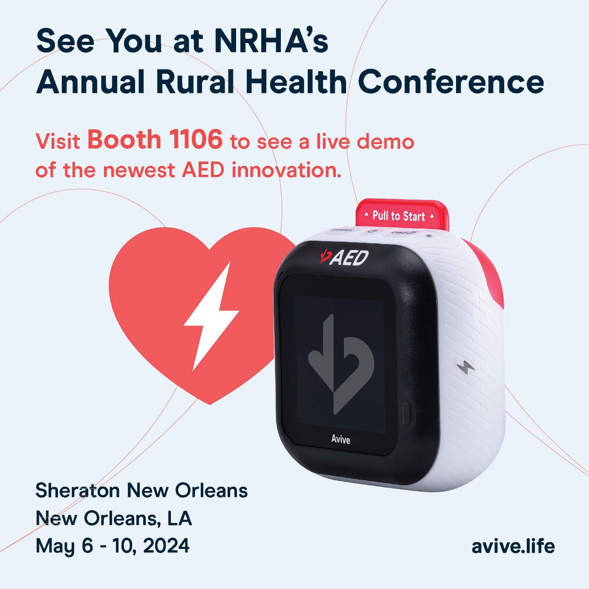 We're excited to be a part of the conversation at the @ruralhealth Association's Annual Rural Health Conference in New Orleans. Come see us! 

#publichealth #ruralhealth #EMS
