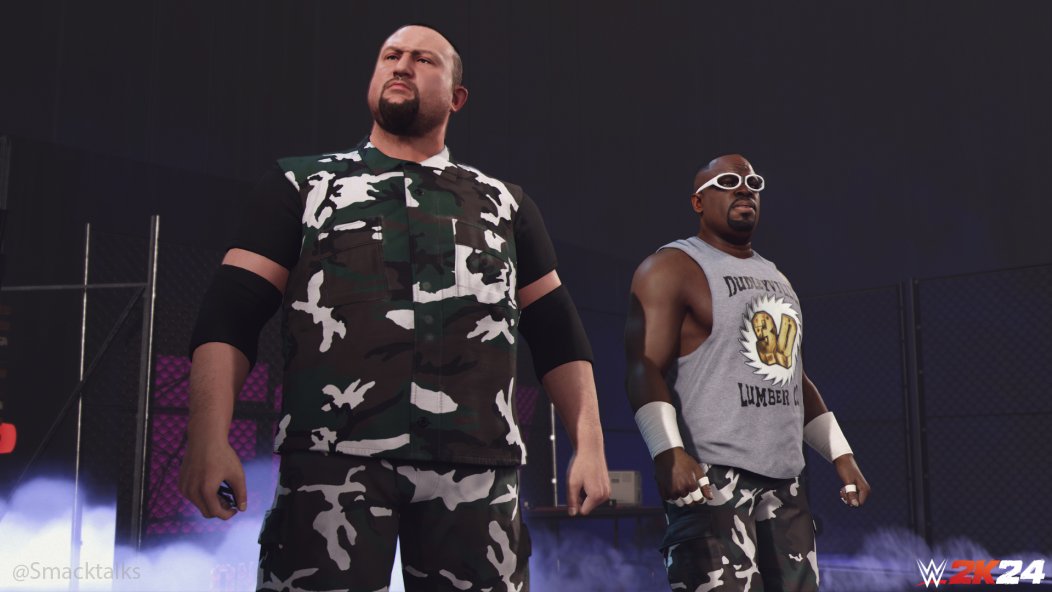 Here's a first look look at the #DudleyBoyz in #WWE2K24 thank you @WWEgames