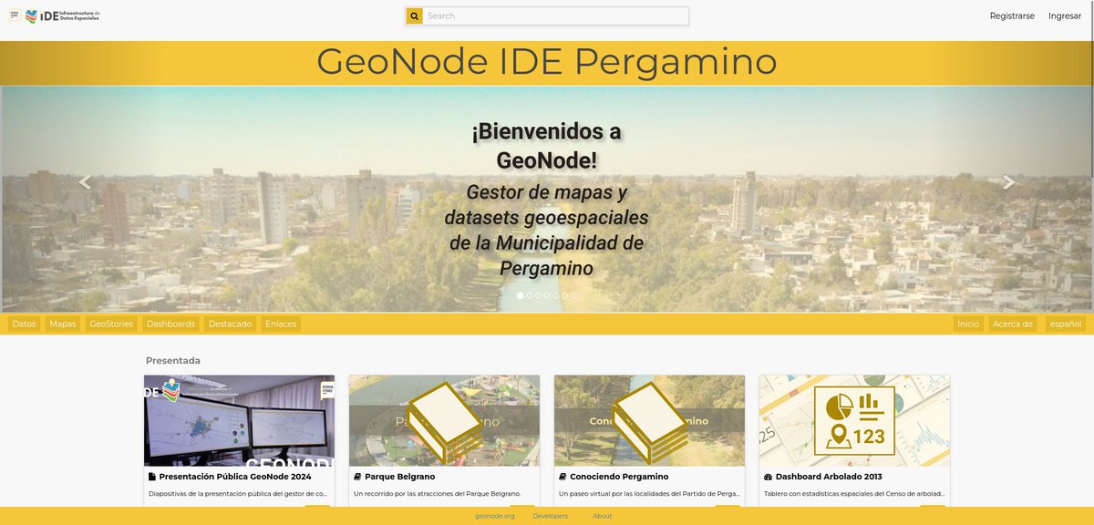 Ahora que estrenamos nuestro #GeoNode en la #IDE #Pergamino, te damos algunos tips de uso!
Hoy: Cómo descargar datos de espacios verdes de la IDE (geonode.pergamino.gob.ar)👇