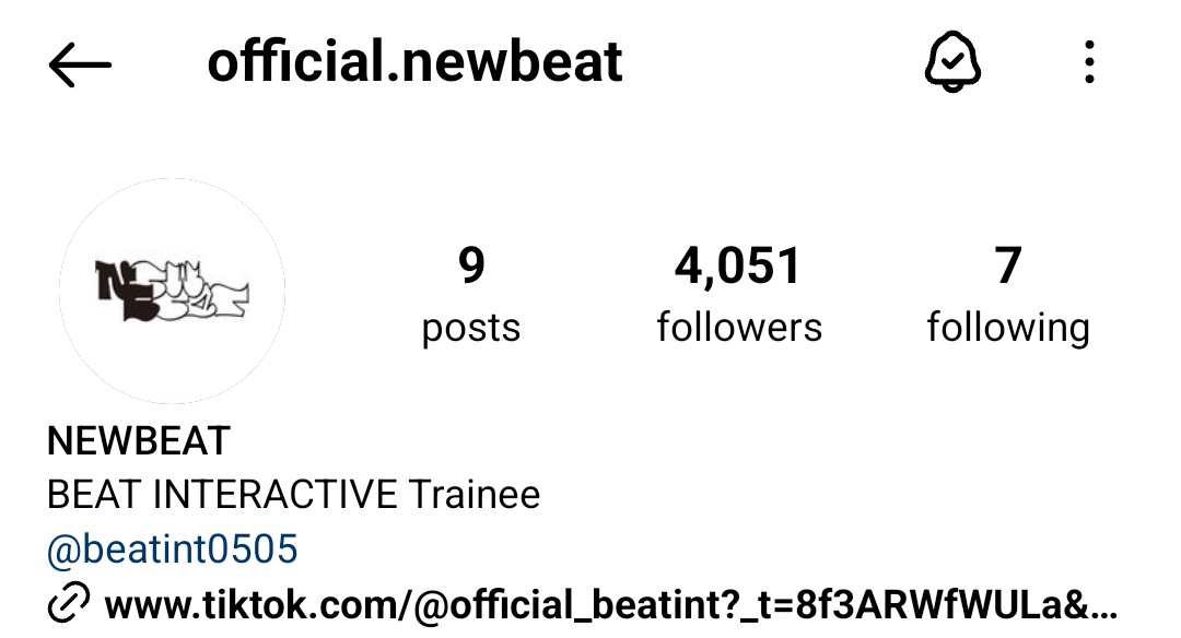 Daily Newbeat Instagram followers check until I decide not to cuz I gotta see something (07/05/24)