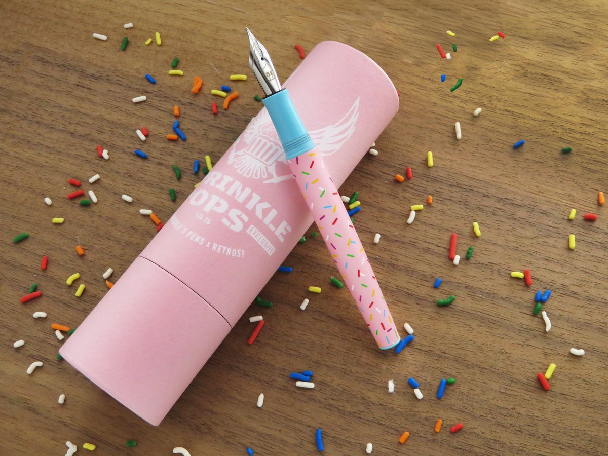 Retro1951's tweet image. The Drop: Sprinkle Ops Fountain Pen

From: @dromgoolespens and Marty Henderson 

dromgooles.com/products/retro…

.
.
#retro1951 #retro51 #sprinkles #sweets #penaddict