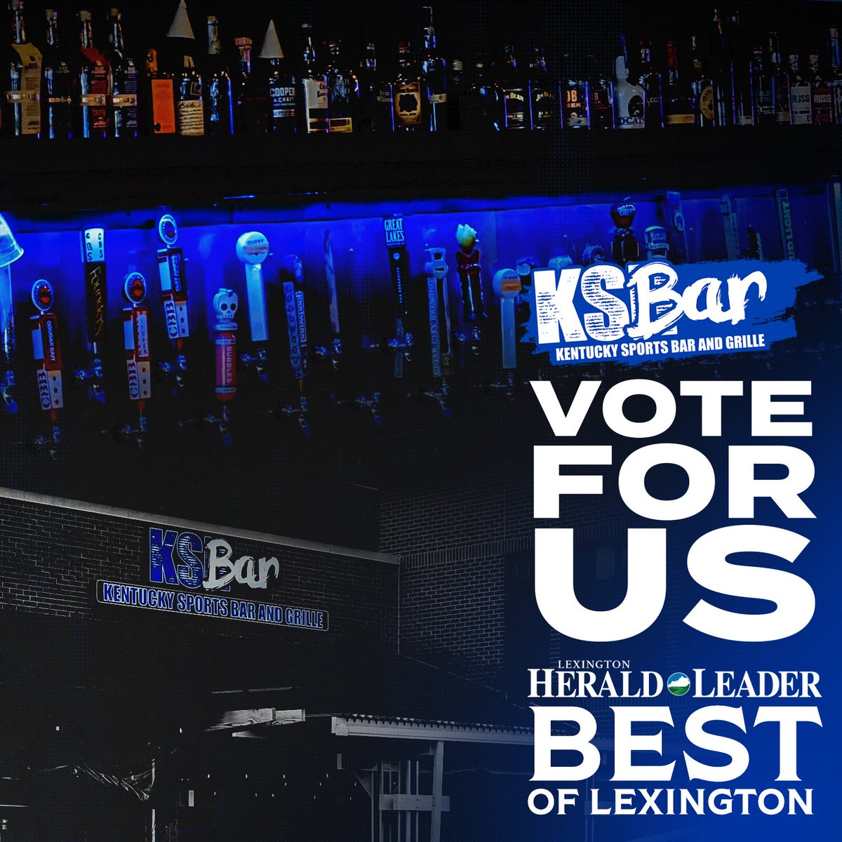 Final days to show your love for your friendly neighborhood Sports Bar. We asked for a Best Cheese Logs category but they said we are 1 of 1. Vote every day through May 10! votelexington.com