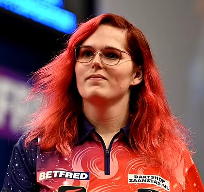 Female darts player REFUSES to compete alongside biological man. 

English darts player Deta Hedman took a stand for women on Saturday by pulling out of the Denmark Open quarter final competition. 

The 64 year old former Number 1 told a German newspaper she was “not playing…