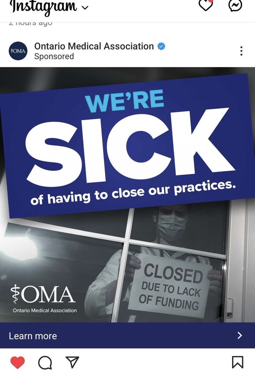 Great ad by the staff of ⁦<a href="/OntariosDoctors/">Ontario Medical Association</a>⁩   Well done.