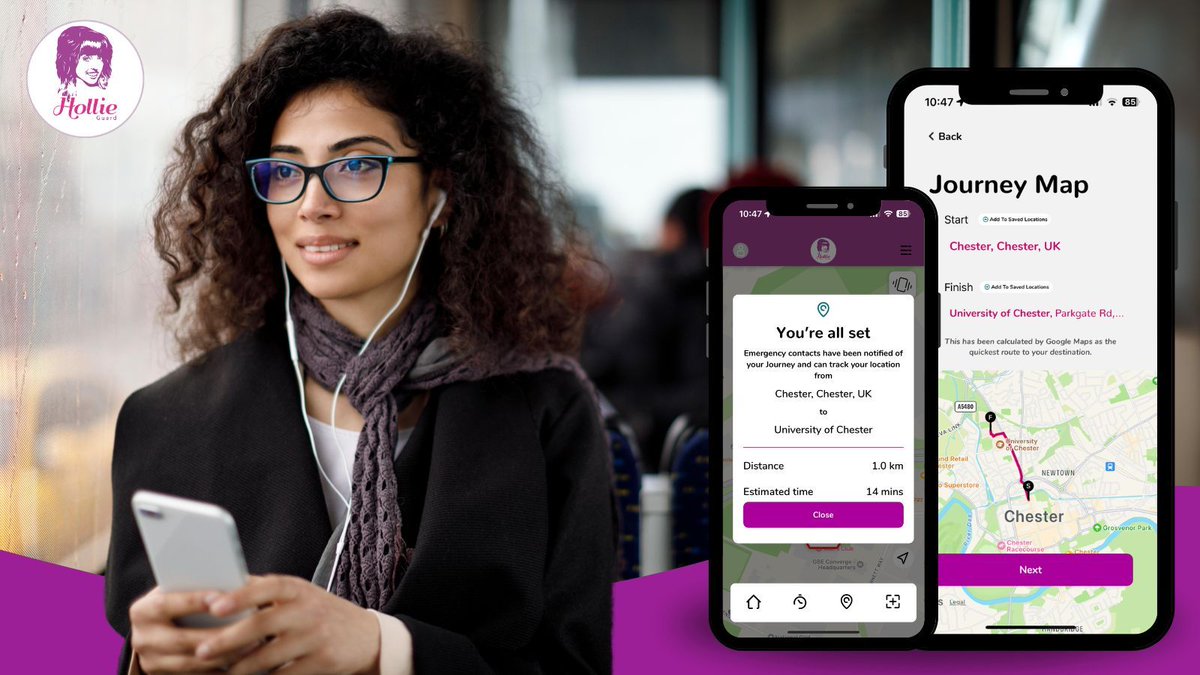 🤗 Having #HollieGuard on your smartphone can provide a sense of security. 📲 Even if an alert is not activated, we know that simply having the app running while commuting can be reassuring to individuals. Find out more and download today: buff.ly/3igBgRO