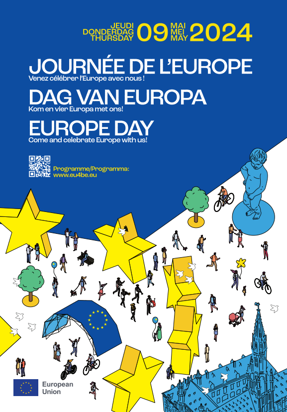 Le 9 mai 2024, jour anniversaire de la Déclaration Robert Schuman, l’Europe sera mise à l’honneur partout en 🇧🇪. Demandez le programme ! 👉europa.eu/!NXdyFQ #EuropeDay