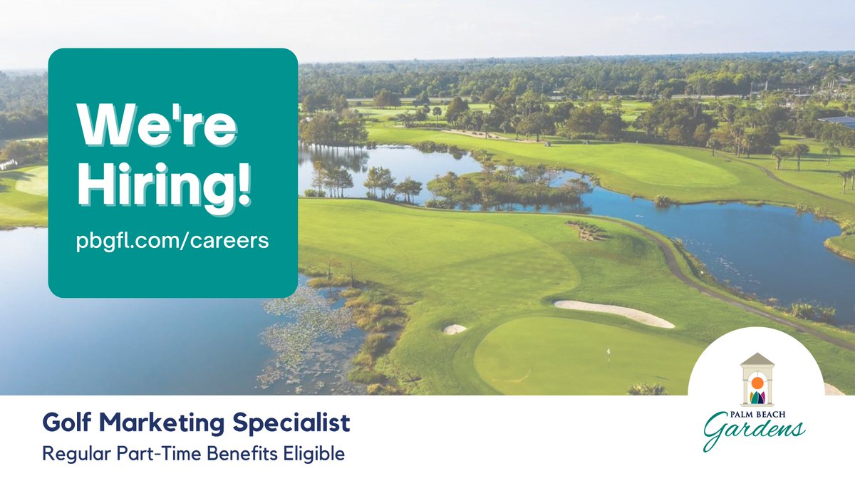 Looking for a new job? We're hiring a part-time Golf Marketing Specialist. To learn more 👉 bit.ly/3wrNcMb