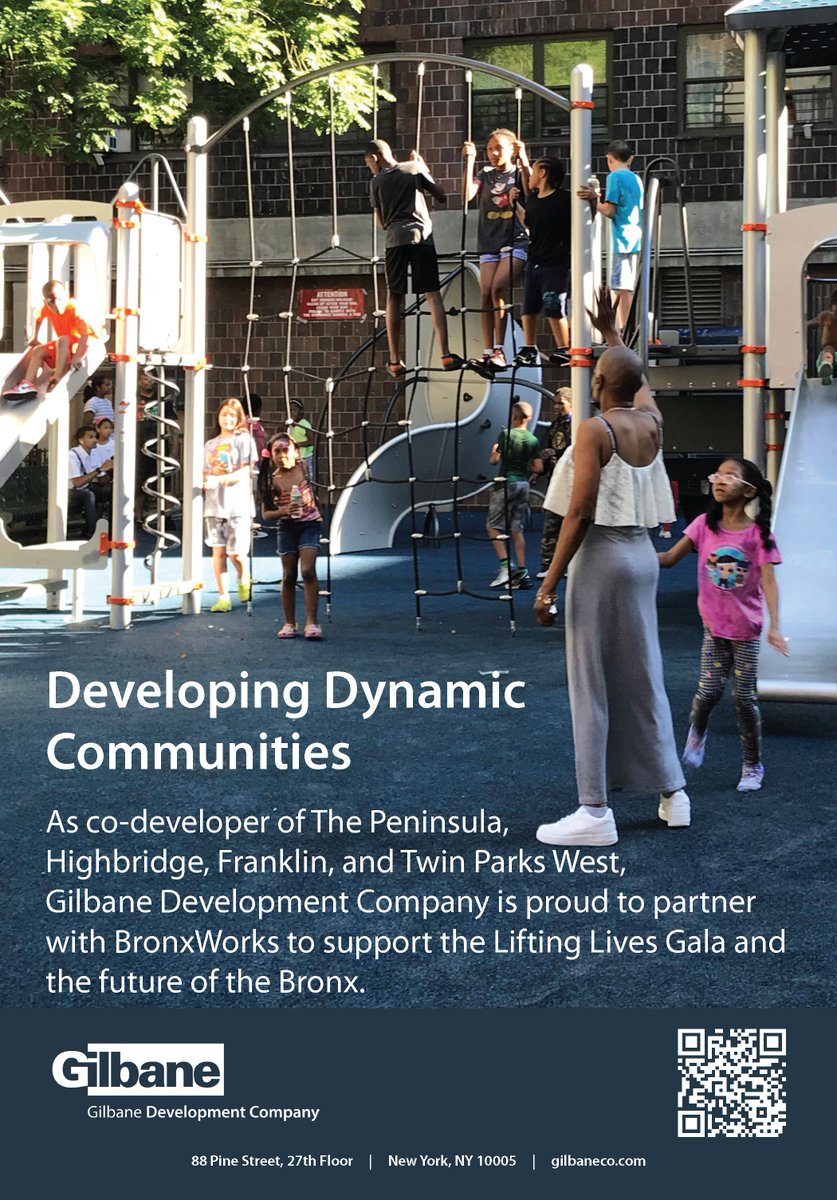 Gilbane Development Company is proud to partner with BronxWorks to support the Lifting Lives Gala and the future of the Bronx. #BronxWorks #DevelopingDynamicCommunities #ProudSponsor #BronxNY