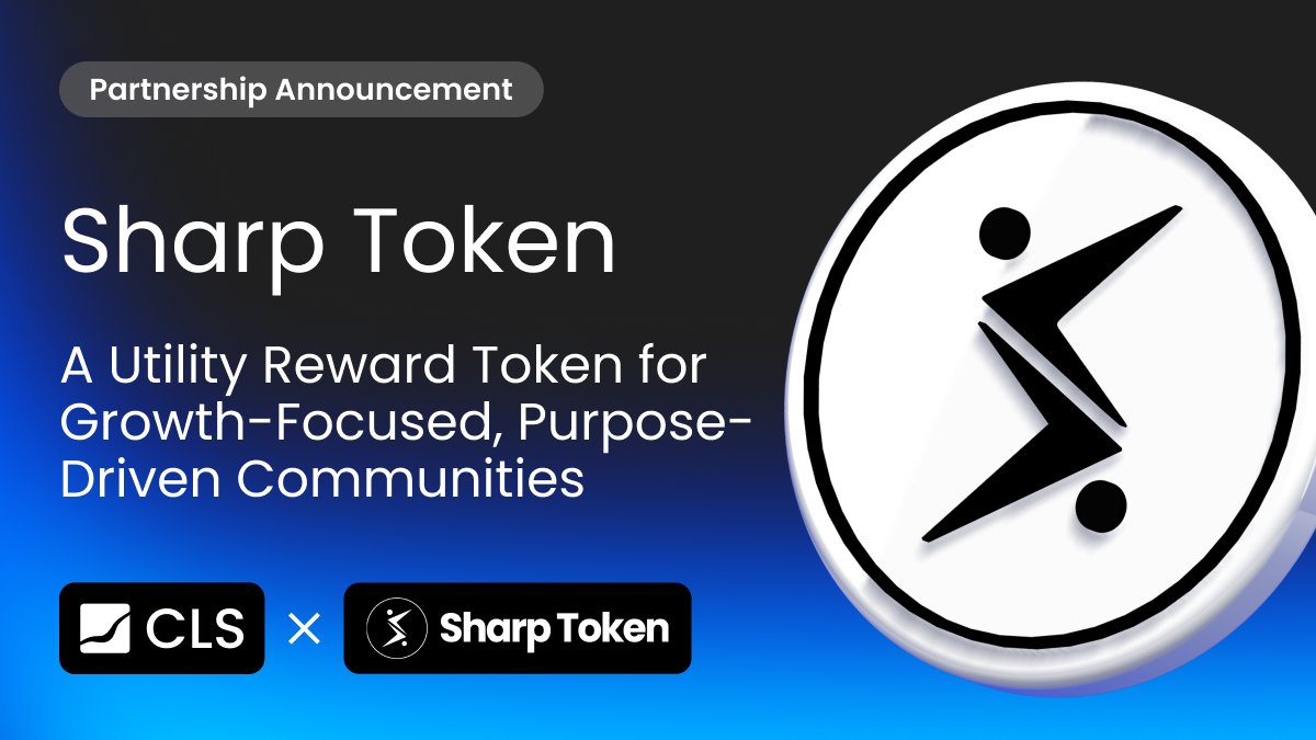 @CoinLiquidity 🤝 @SharpCommunity Thrilled to announce our partnership with @SharpCommunity and the launch of @SharpToken - a utility reward token powering growth for purpose-driven communities! 💎 By combining blockchain, #AI, and a robust tokenized ecosystem, #SharpToken is…
