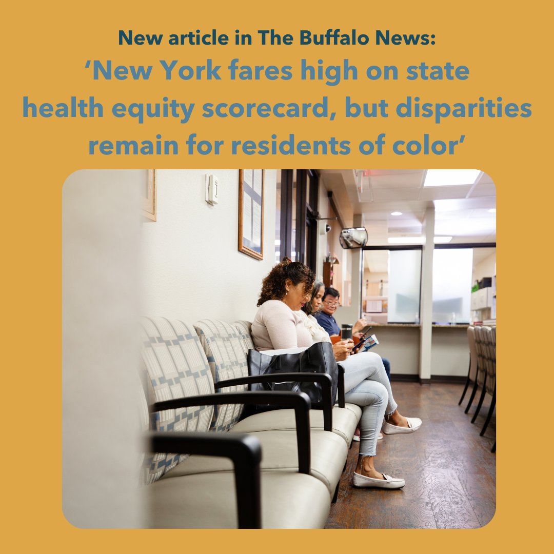 Health Foundation President Nora OBrien-Suric was one of several leaders who weighed in on New York State's health equity ratings for a new article in @TheBuffaloNews. The piece was produced by @NYMIsojo. 

Check it out:
buffalonews.com/news/local/new…
#HealthEquity #NYS #DataInformed