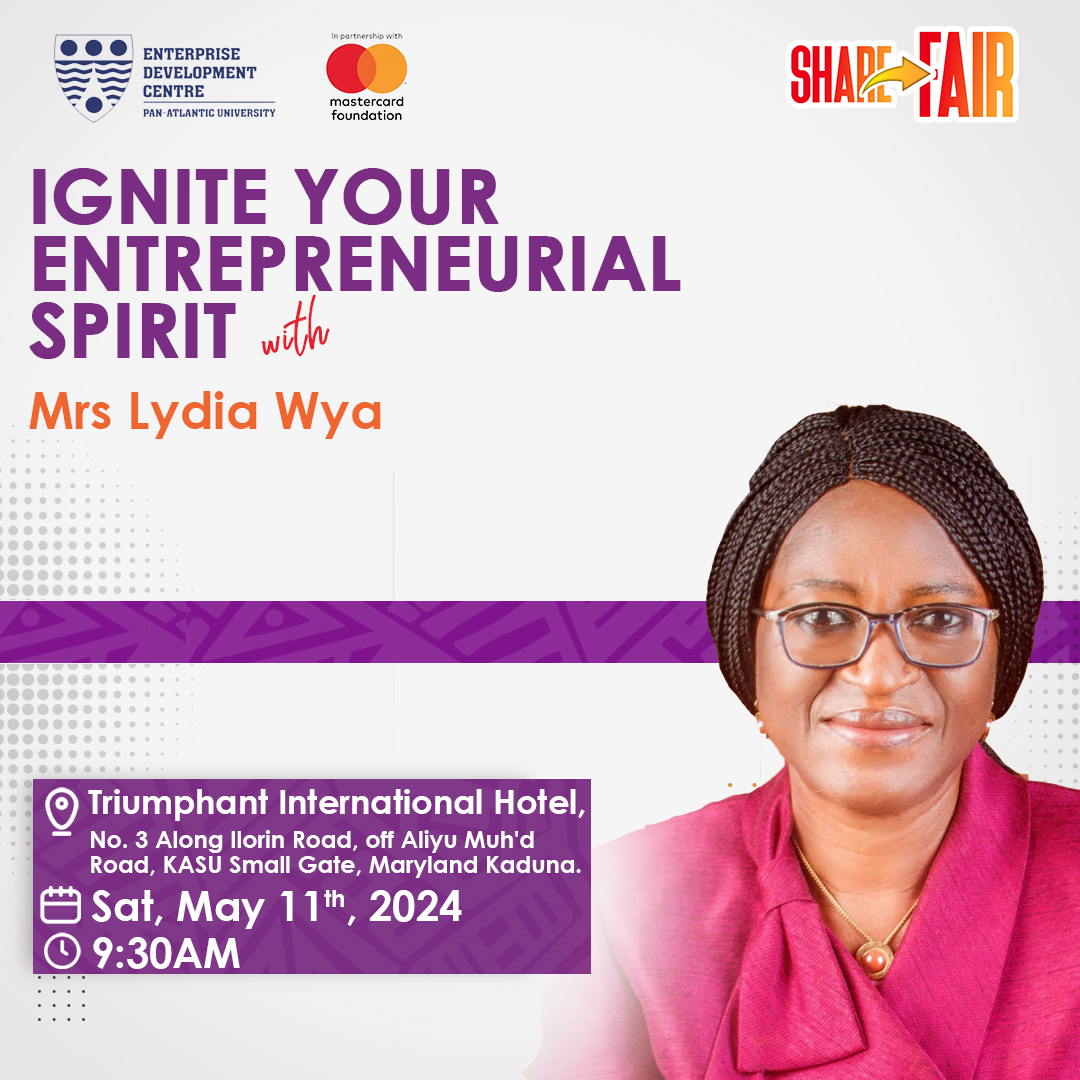 Calling all young entrepreneurs! 🌟 Join us at the Transforming Nigerian Youths program at Entrepreneurial Development Centre, featuring Mrs. Lydia Wya. Ignite Your Entrepreneurial Spirit at Triumphant International Hotel, Kaduna on May 11th, 2024, 9:30 am. #Entrepreneurship #EDC