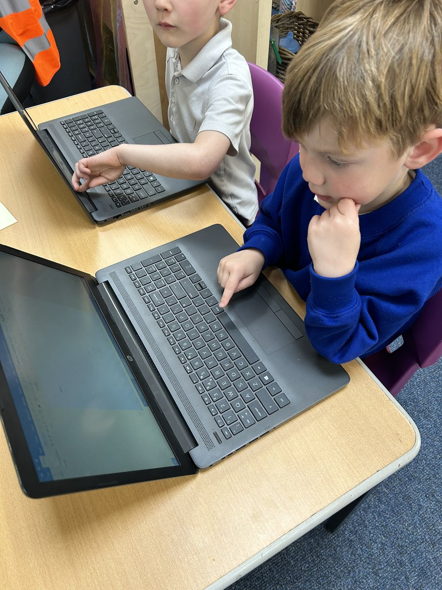 We use the laptops this afternoon @ipa_spencer to look at the keyboard and the use of a word processor. Great skills especially logging on and off @satrust_