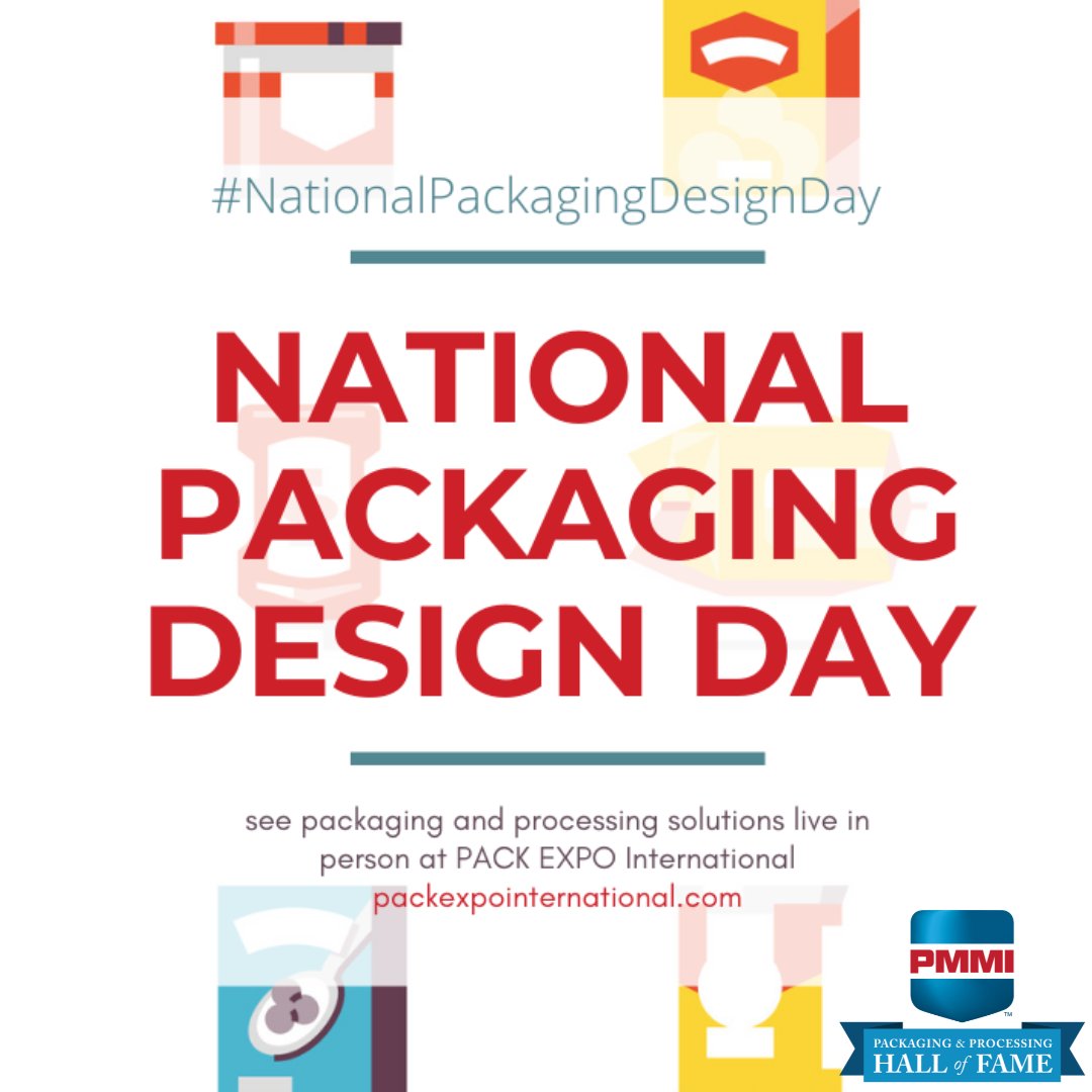 🎉 Happy National Packaging Design Day! 🎨 Let's honor the creativity and innovation of packaging design and the talented professionals behind it! Nominate them for the prestigious Packaging and Processing Hall of Fame! Don't miss out—nominate by June 10! bit.ly/3Ug414C