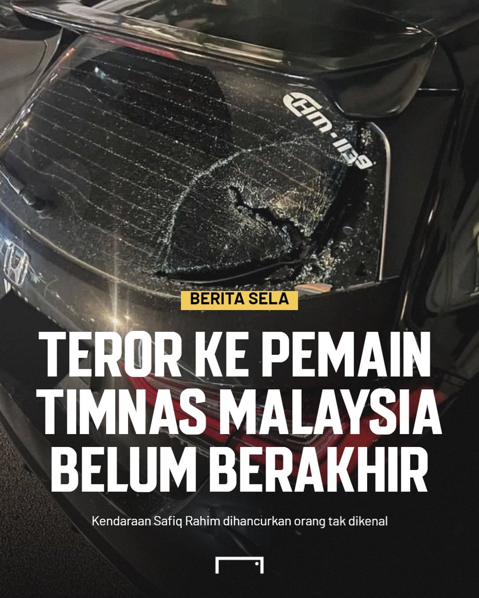 Akhyar Rashid jadi korban perampokan 😢
Faisal Halim disiram air keras 😱
Kendaraan Safiq Rahim dirusak 😤

Ada apa dengan sepak bola negara tetangga? 😣

#SisiLain #TimnasMalaysia