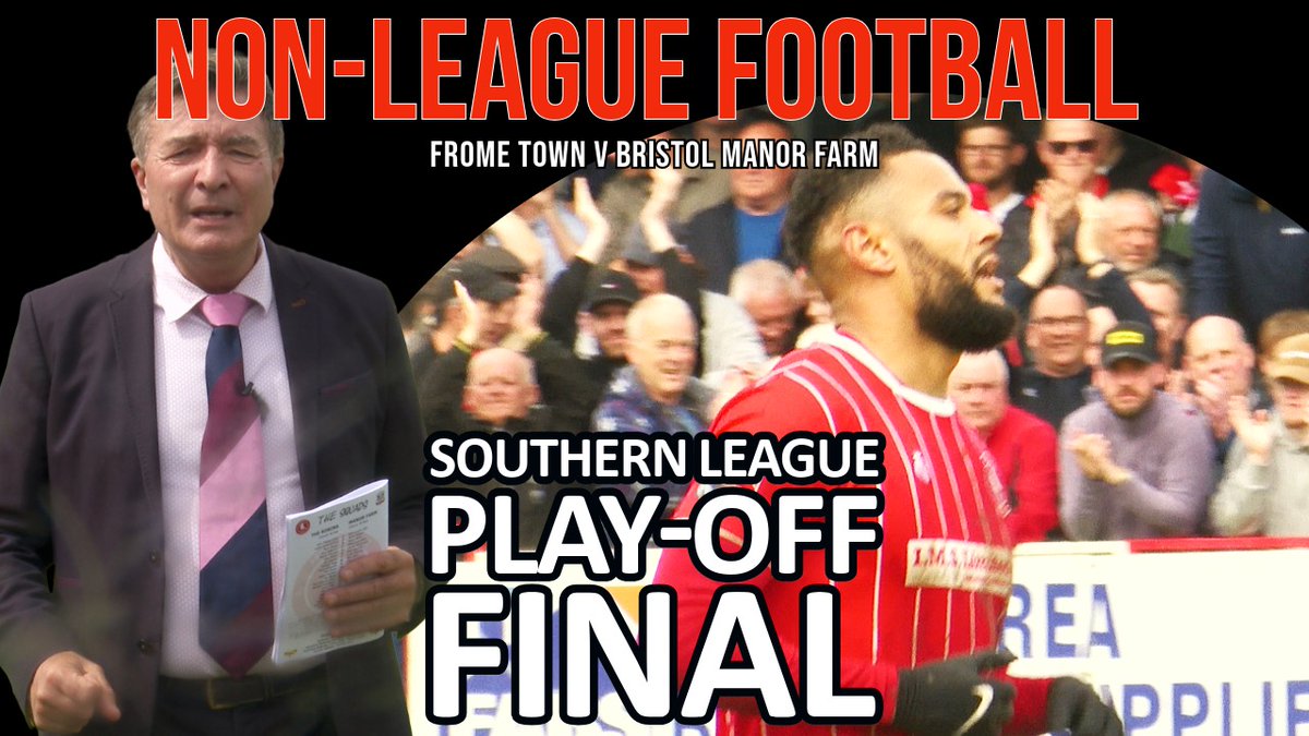 PIRAN FILMS ' VIDEO HIGHLIGHTS OF @SouthernLeague1 PLAY OFF FINAL: @FromeTownFC v @ManorFarmFC played in front of a 2,000+ @NonLeagueCrowd. @Goal_Mass is the presenter. #BristolFootball @FromeNews @NonLeagueBlogs @NonLeagueMatters @FootballAssoc youtu.be/0QQUEuAltI8