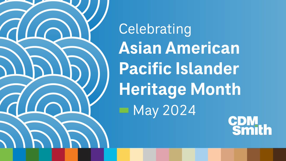 We celebrate the generations of Asian Americans, Native Hawaiians and Pacific Islanders (AANHPIs) who have enriched the United States' history and helped communities thrive. 💙 #CDMSmithCelebrates