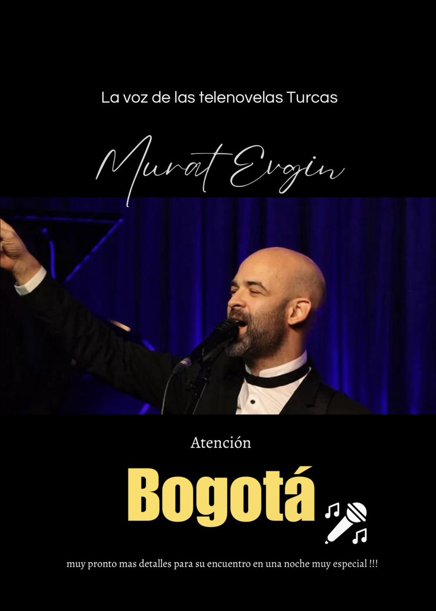 “La Voz de las novelas turcas” en Colombia ! We’ll meet at an acoustic gig on May 18th at 12:30 pm at Smoking Molly. @ClubEvgin #concert #acousticgig #concierto #Bogota #Colombia #MuratEvgin