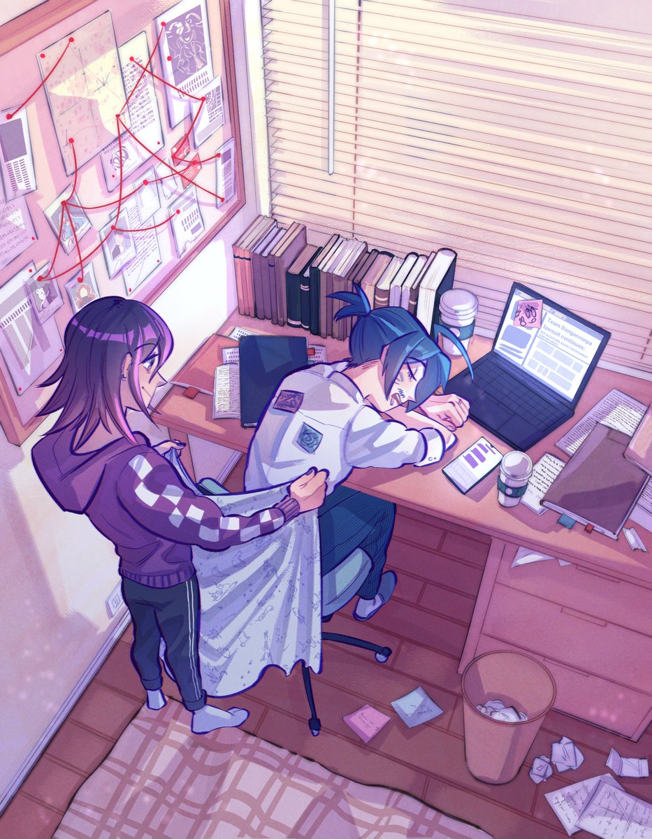 [NDRV3/saiou]
"Don't overwork yourself, Mr. Detective"