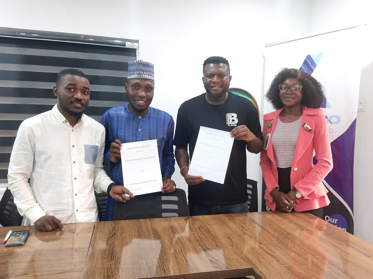 sunnahtechlab's tweet photo. 🎉 Exciting News! 🎉 Thrilled to announce our new partnership with Kefiano Creative Hub @kchubng. Anticipate big innovations and opportunities ahead! 💻🎨 #Partnership #Innovation #SunnahTechLab #KefianoCreativeHub https://t.co/a4RHKfsCLG