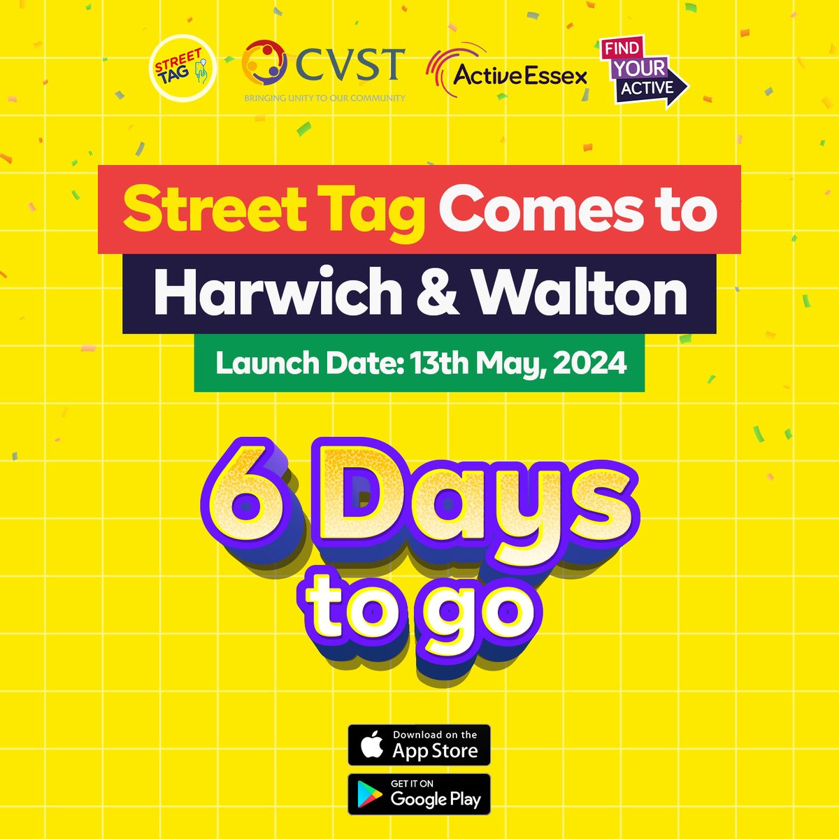 Street Tag is in Harwich & Walton! Walk, run, cycle, roll, or scoot to stay active, collect points and win prizes! The Community Leaderboard season starts on the 13th of May, 2024, so don't wait—download the app and dive into the action TODAY! @cvstendring @activeessex