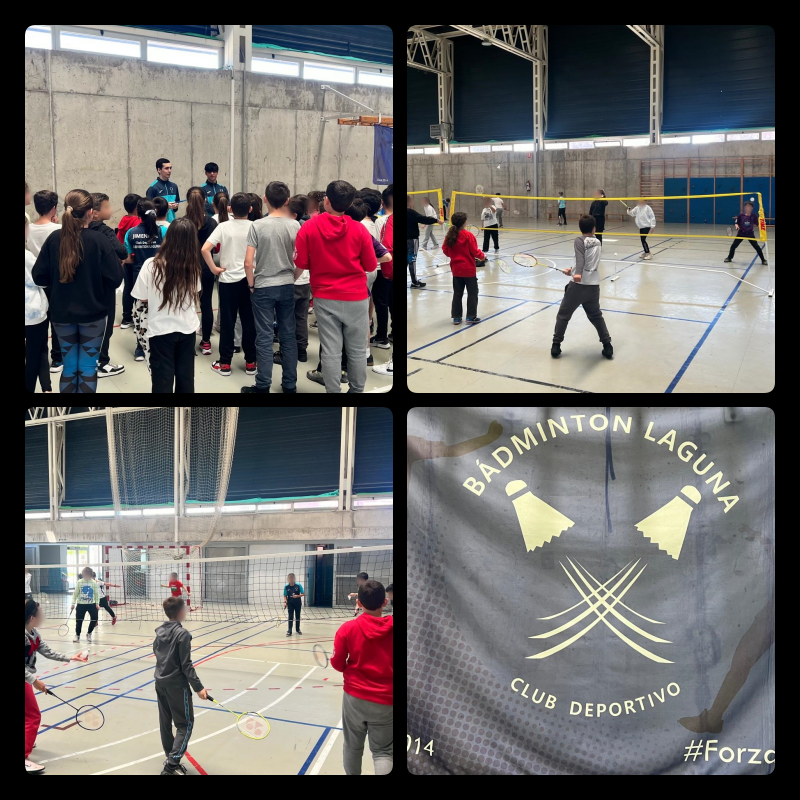 Hoy toca #bádminton 🏸 
Gracias a C.D. Bádminton Laguna 👏

#ForzaLaguna #HábitosSaludables #VidaActiva #Navactívate #edufis #PromocionDeportiva #SelloVidaSaludable #PIEEscuelasSaludables #PIERES