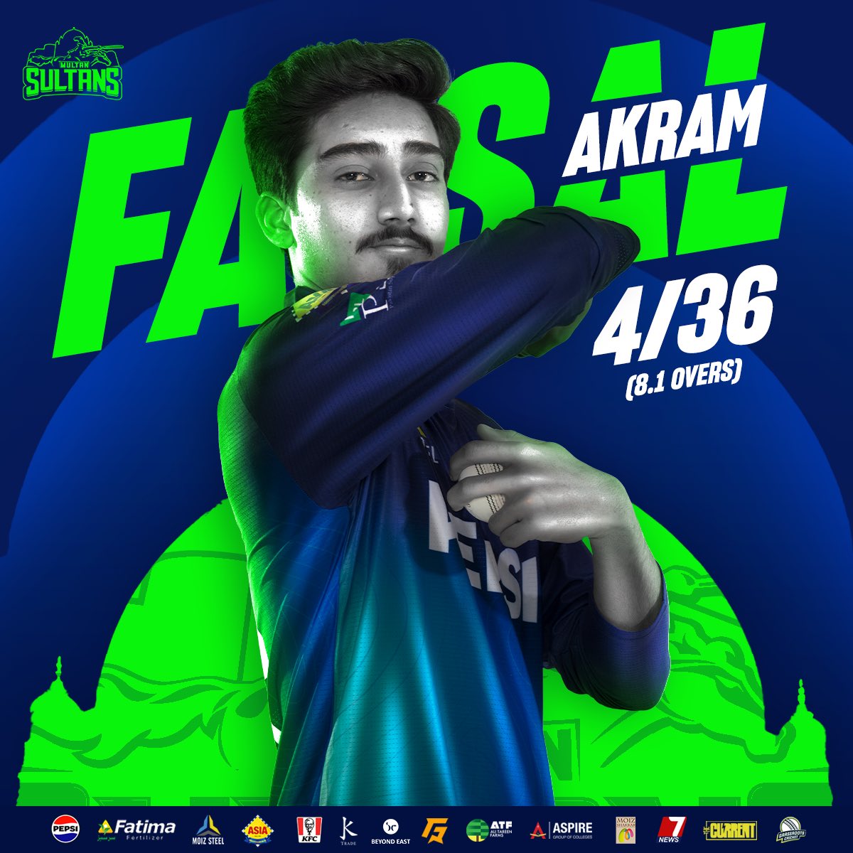 𝑺𝒑𝒊𝒏𝒏𝒊𝒏𝒈 𝒊𝒏𝒆𝒔𝒄𝒂𝒑𝒂𝒃𝒍𝒆 𝒘𝒆𝒃𝒔 🕸️ A four-wicket haul for @FaisalAkram_ in the President’s Cup that helped his team to a win! ⭐️ #SultanSupremacy | #PresidentsCup