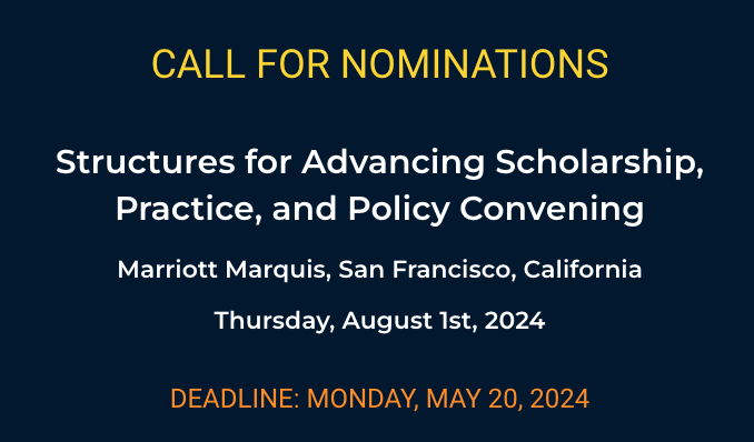 Deadline Extended! Early career scholars and practitioners: we want to hear what you need to take your research and/or practice to the next level! There's still time to apply for our convening -- more info and our very brief application here: accelerateequity.org/convening-nomi…