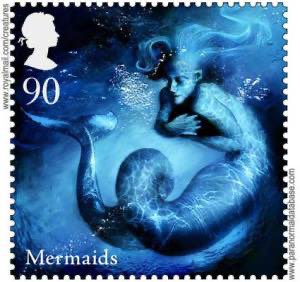 The blue men of the Minch sleep just below the surface and on waking frolic like porpoises. They can summon storms and when they approach a vessel their leader calls out two lines of poetry. The skipper must complete the verse or his craft will be capsized.

#FairyTaleTuesday