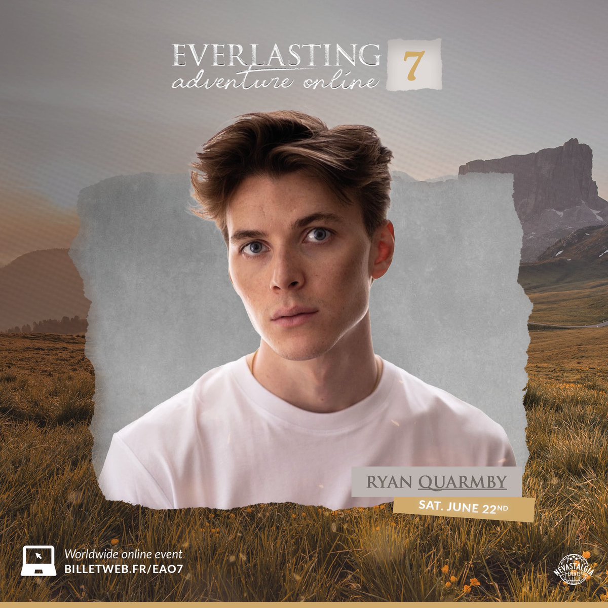 #EAO7 🌼💻 — He has become a regular to our events & he never misses on a chance to connect with you: Ryan Quarmby is our 1st guest.

The ticketing will open on Wed. May 15 at 9pm (CEST). See you in 30 minutes for the next announcement 💛

#TheLastKingdom