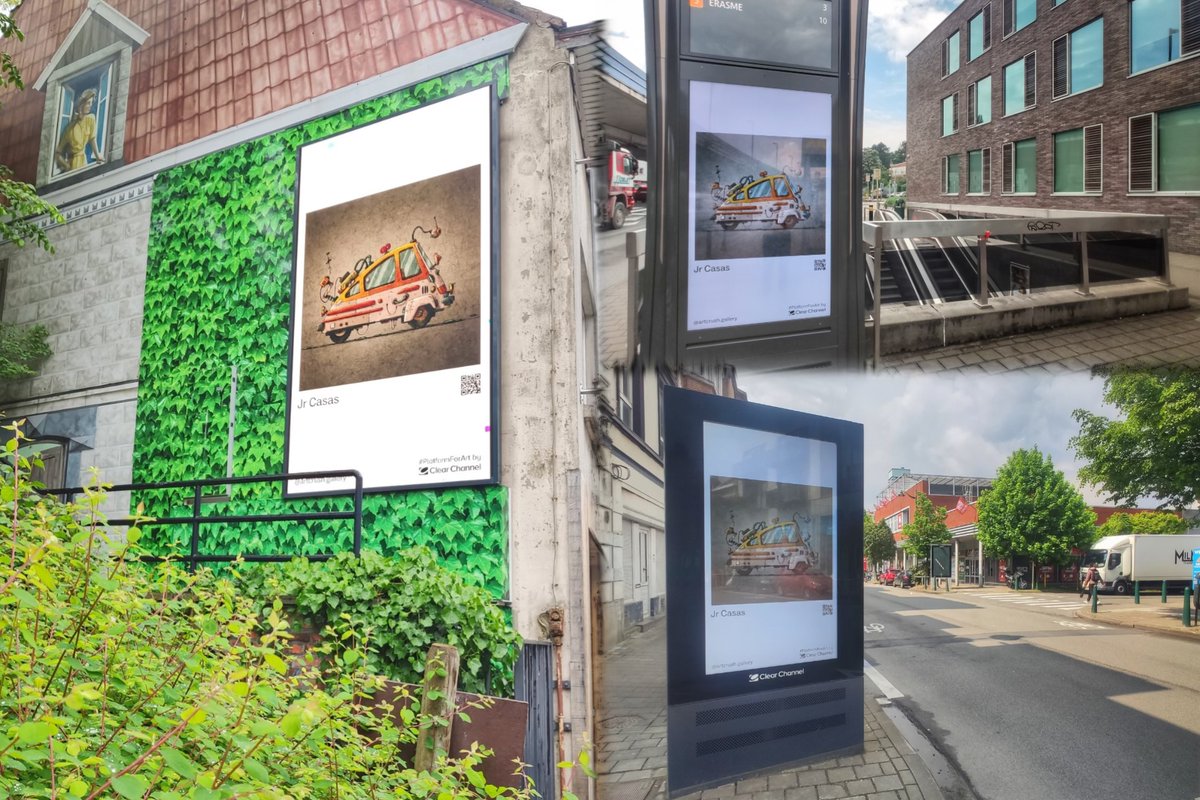 During this week my illustrations will be shown on more than 700 screens in Belgium.
Thanks to <a href="/artcrushgallery/">Artcrush Gallery</a> , @clearchannelbel, <a href="/Arthemort/">Arthemort</a> And to all the curators who make this possible.