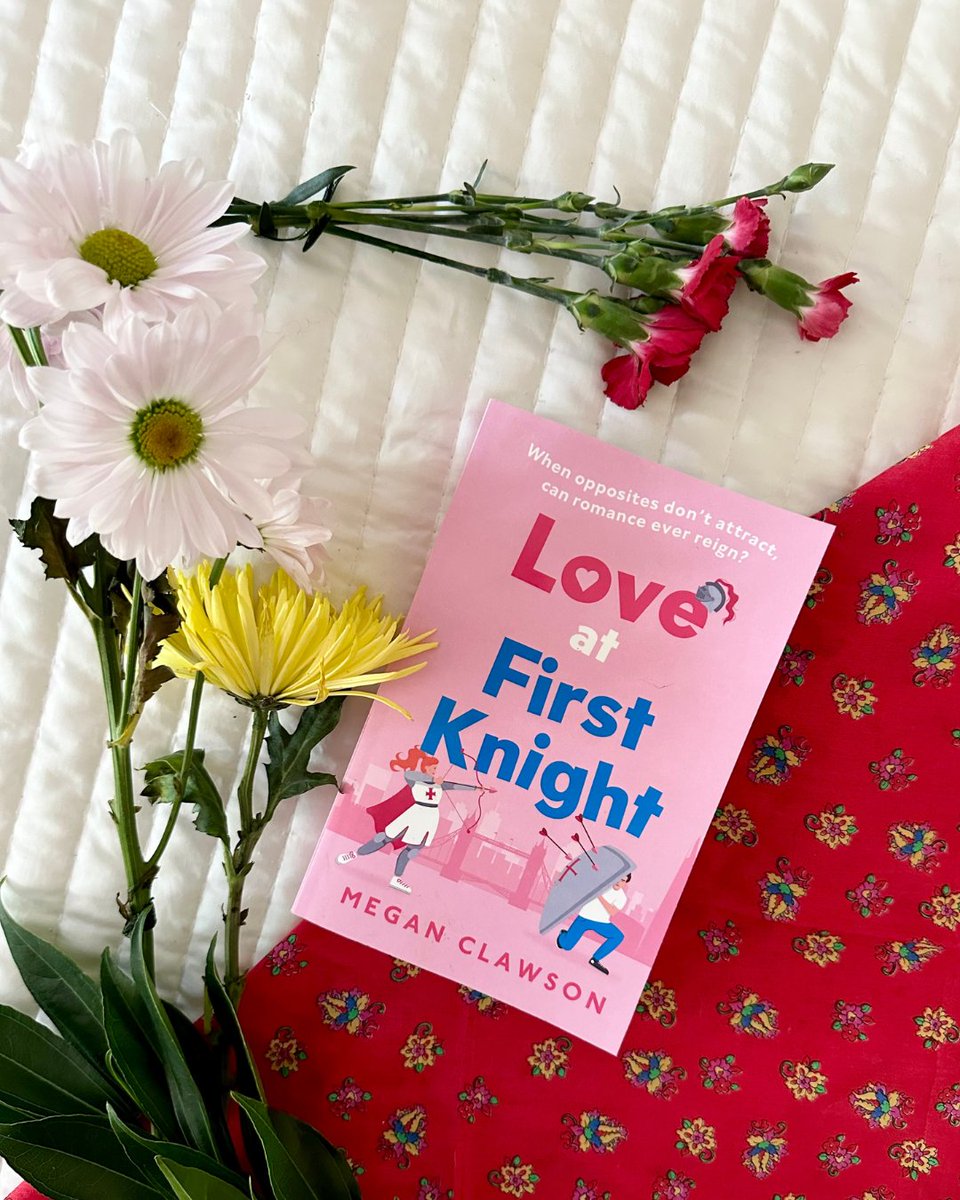 What happens when two teachers at the Tower of London Knight School are sworn enemies? ⚔️❤️ Find out in #LoveatFirstKnight by @meganambxr, on sale today! bit.ly/3w9yWqN